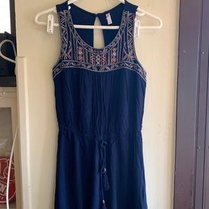 Navy Blue Romper